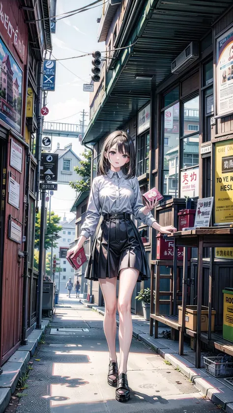 masterpiece, best quality,1girl, (full body:1.2), solo,scenery background, scenery,far shot,clear face, <lora:add_detail:1>