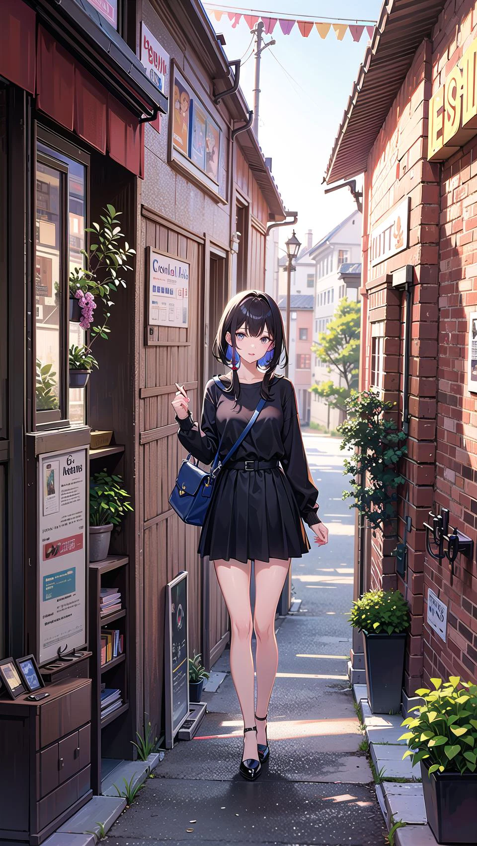 masterpiece, best quality,1girl,full body,scenery background, scenery