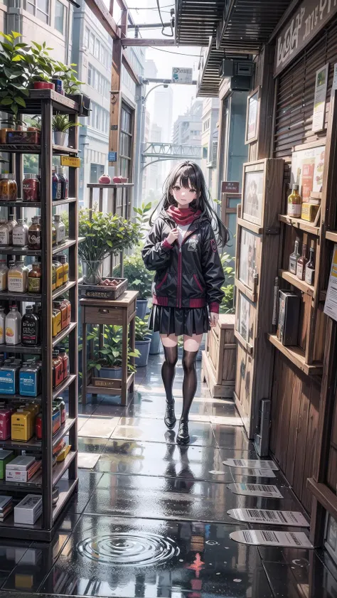 masterpiece, best quality,1girl, (full body:1.2), solo,scenery background, scenery,far shot,clear face, <lora:add_detail:1>