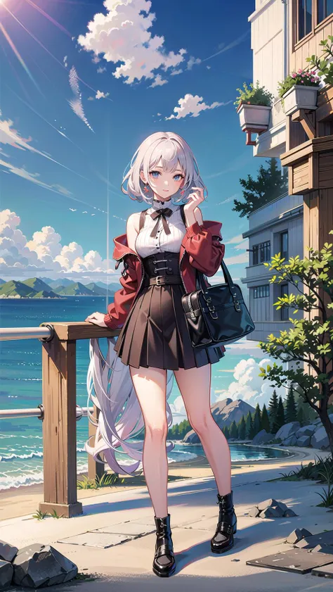 masterpiece, best quality,1girl,full body,scenery background, scenery
