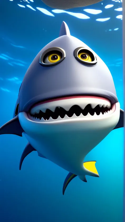 <lora:MinionStyleXL:1.3> MinionStyle shark as a minion, 3D, pixar, CG, (colorful:1.2)
