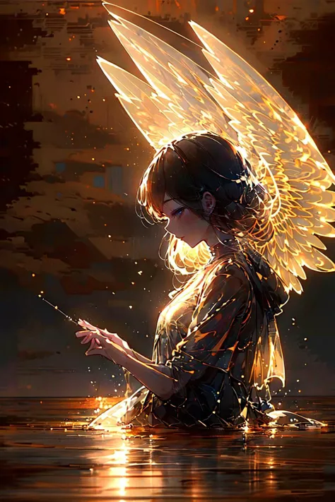 (side view,medium close-up:1.3),(best illustration,perfect ratio:1.3),natural lighting, soft lighting, sunlight, HDR (High Dynamic Range), Maximum Clarity And Sharpness, Multi-Layered Textures, emphasis lines,
best quality, masterpiece,
<lora:memghuanzhijing:0.8> guchen, dreamy, 1girl