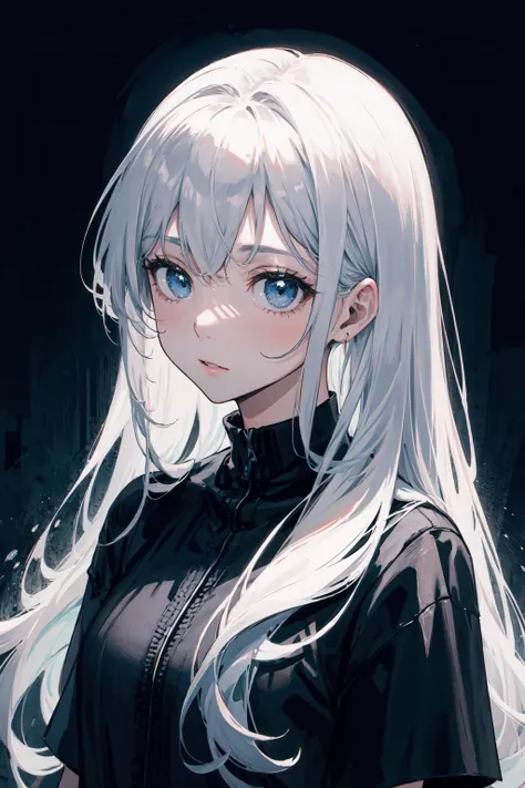 (best art,:1.3),
silver theme,black theme,white theme,blue theme,long hair ultra high res, masterpiece, best quality,<lora:Gloomifier_slider_LECO_500w:1>