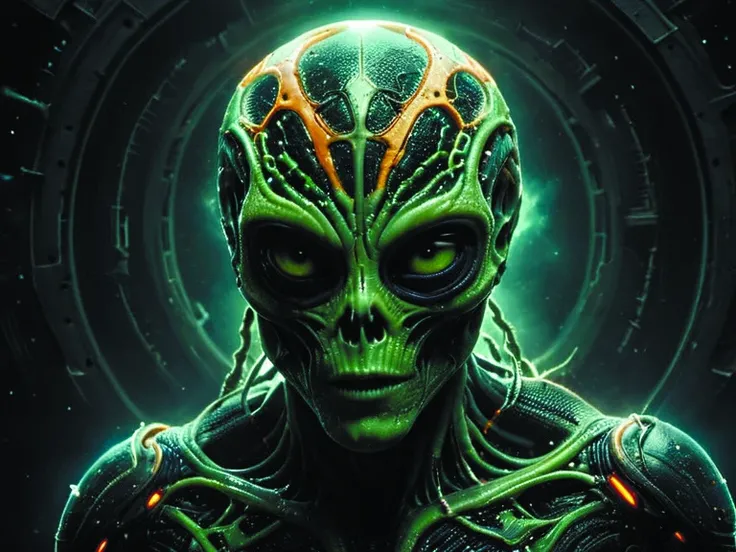 Realistic 3D,of An alien head made from from live beings,organic elements,plants,muscles,tendons,veins,Highly detailed gothic character design,engraved glowing runes,Dramatic lighting,purple tones + vivid-orange + neon-corange details + fine lines + fine dots + fine geometry,obscure,Epic composition,Close up,Low angle,Wide angle,dark background,by diegocr,monochromatic 25,ral-highvis <lora:ral-highvis-sdxl:0.8>,dark fantasy <lora:dark_fantasy_art:0.7>,<lora:add-detail-xl:1.6>,sacred geometry <lora:Sacred_Geometry_XL-000012:0.6>,DonMn1ghtm4reXL <lora:DonMn1ghtm4reXL:0.5>,<lora:hyperkraximalism_v1-1:0.4>,<lora:The_Dark_Side_Of_The_Future:0.3>