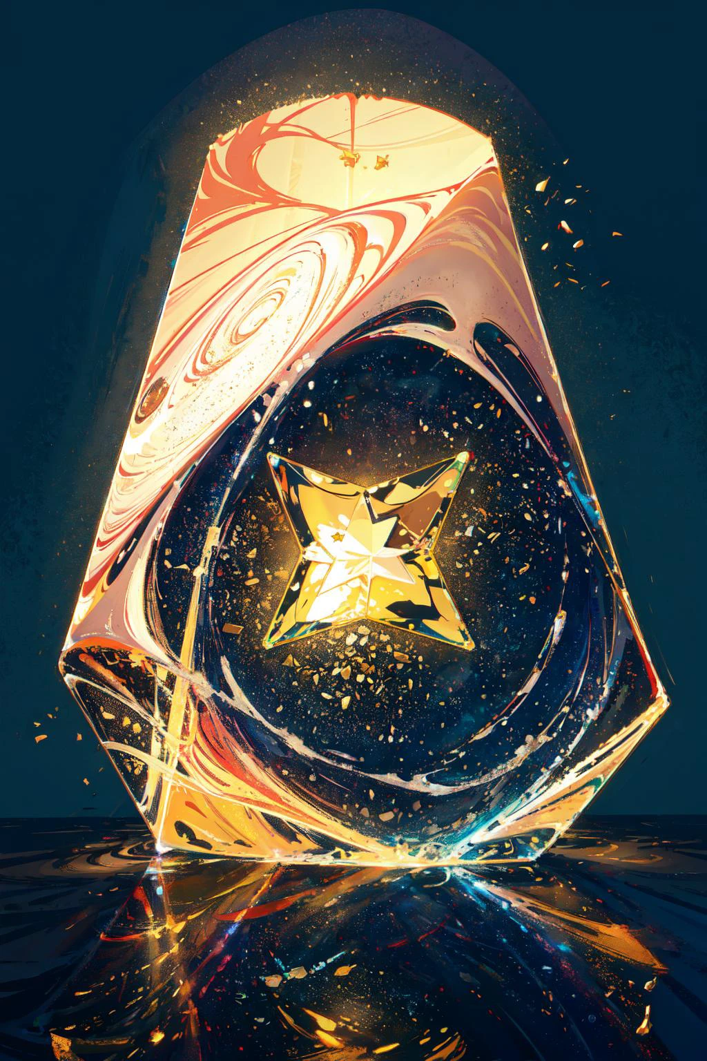 (acrylic sheet :1.3),
good detailed, (glowing background),
best quality, wide-angle Hyperdetailed, masterpiece, 8k, natural lighting, soft lighting, sunlight, HDR (High Dynamic Range), Maximum Clarity And Sharpness, Multi-Layered Textures,
<lora:XingK2-000016:0.8> star\(symbol)\