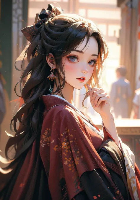 omplex 3d render ultra detailed of a beautiful porcelain profile woman android face, absurdres, (((masterpiece))), epic