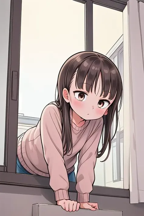 Unemployed girl who has been withdrawn to the room for many years、Thick and soft puni puni thighs、Unable to get up due to severe bedridden