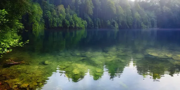 forest,lake,lake bank,