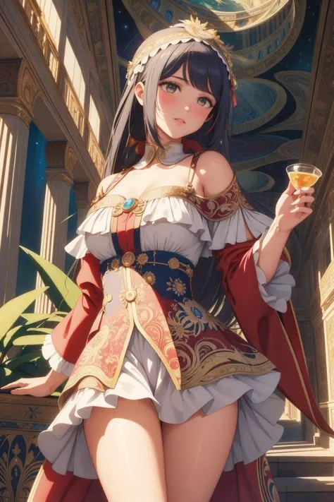 1girl, (art nouveau art by William Morris:0.9) and (Giovanni Battista Piranesi:1.3) , detailed art, masterwork Cinematic still, intricate background, knee level shot of a Lightcore Majestic ([Manx Cat:Dante:1]:1.3) , centered Psychedelic background, Basque foliage and Pulsar in background, at Twilight, in focus, Magic Realism, Relieving, Queercore Art, volumetric lighting, Selective focus, Vibrant hue, charming, Vitrail, Best quality, RTX, gritty, dreamy