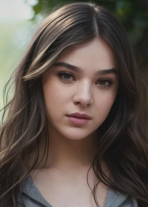 real, atmospheric scene, masterpiece, best quality, (detailed face, detail skin texture, ultra-detailed body),(cinematic light:1.1),
<lora:haileesteinfeld_lora_smf_03-000002:0.9>, 1girl, ha1leest-smf, solo, realistic, lips, long hair, nose, blue background, brown eyes, shirt, parted lips, photorealistic, looking at viewer, white shirt, upper body,