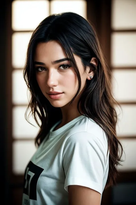 photo of beautiful (2ual1pa:0.99), a woman in a (onsen:1.1), perfect hair, wearing (t-shirt:1.2), modelshoot style, (extremely detailed CG unity 8k wallpaper), professional majestic (photography by henri cartier-bresson:1.1), (Lubitel 2), 24mm, exposure blend, hdr, faded, extremely intricate, High Detail, Sharp focus, dramatic, soft cinematic light, (looking at viewer), (detailed pupils), cute smile, 24mm, 4k textures, soft cinematic light, adobe lightroom, photolab, elegant, ((((cinematic look)))), soothing tones, insane details, hyperdetailed, low contrast