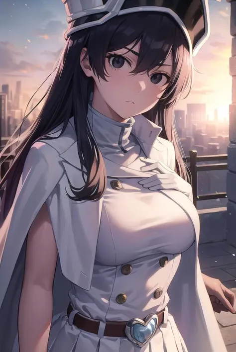 bambietta, <lora:bambiettabasterbine-lora-nochekaiser:1>,
bambietta basterbine, long hair, black hair, (black eyes:1.5), (medium :1.2),
BREAK skirt, gloves, boots, belt, cape, cloak, white cloak, hat, cap,
BREAK looking at viewer,
BREAK outdoors,
BREAK <lyco:GoodHands-beta2:1>, (masterpiece:1.2), best quality, high resolution, unity 8k wallpaper, (illustration:0.8), (beautiful detailed eyes:1.6), extremely detailed face, perfect lighting, extremely detailed CG, (perfect hands, perfect ),