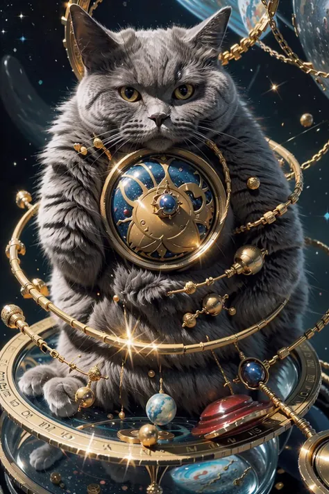 ((masterpiece), (best quality), ultra high res, (raw photo:1.2), (photorealistic:1.4), Exceptional detail, dramatic lighting, highres, 8k, absurdres, 1cat, (Chartreux:1.2), Chartreux, paw, space, universe, earth, (magical robe), marvel, time travel, magical circle, summon, summon circle, space and time distortion, universe inside a metal hour glass, hour glass, marvel cinematic universe,
<lora:Chartreux_38-000002:0.7>, <lora:c4ttitudeflexver:0.65>