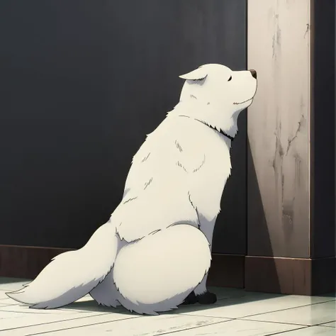 <lora:BondForger001:0.7>,looking back,
BondForger,dog,
full body,