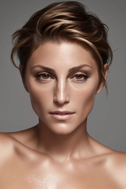 (CR-JenniferEsposito-ParanoidAmerican:0.9), full color portrait of woman, (oiled shiny skin:1.0), (slick undercut hair:1.1), nude, (face close up:1.0),
masterpiece, best quality, sharp focus, highres 8k uhd, ultra-detailed, rim light, deep grey background,