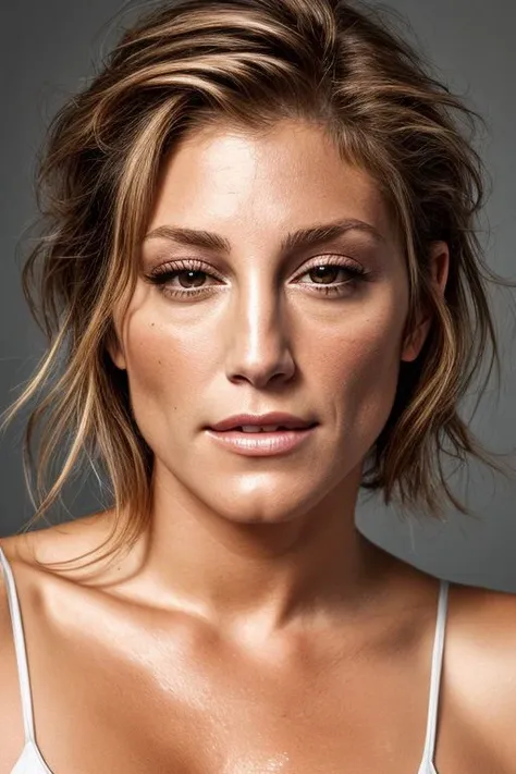 (CR-JenniferEsposito-ParanoidAmerican:0.9), full color portrait of woman, (oiled shiny skin:1.0), (undercut hair:1.1), nude, (face close up:1.0),
masterpiece, best quality, sharp focus, highres 8k uhd, ultra-detailed, rim light, deep grey background,