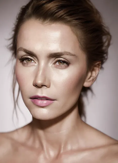 portrait of sks woman, feminine, epic (photo, studio lighting, hard light, sony a7, 50 mm, matte skin, pores, colors, hyperdetailed, hyperrealistic), <lora:locon_olga_v1_from_v1_64_32:1.3>