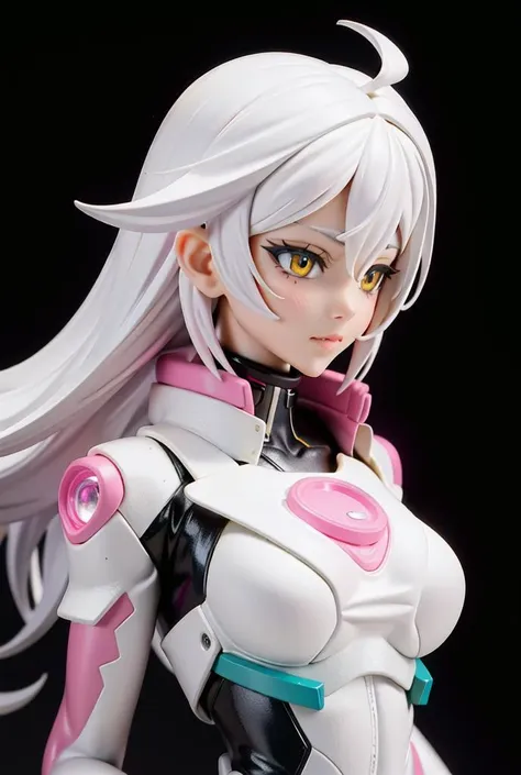 pretty, women, sexy face, yellow eye,  white hair,
slim body, sexy pose,   <lora:Niji:0.6>,  pink bodysuit, mecha, neon light, LED
night city in background, view from above,
high quality, realistic, beautiful light, full detail,