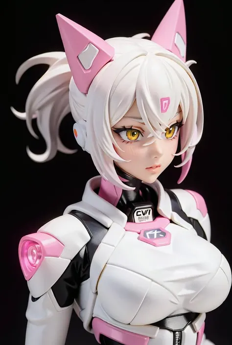 pretty, women, sexy face, yellow eye,  white hair,
slim body, sexy pose,   <lora:Niji:0.6>,  pink bodysuit, mecha, neon light, LED
night city in background, view from above,
high quality, realistic, beautiful light, full detail,