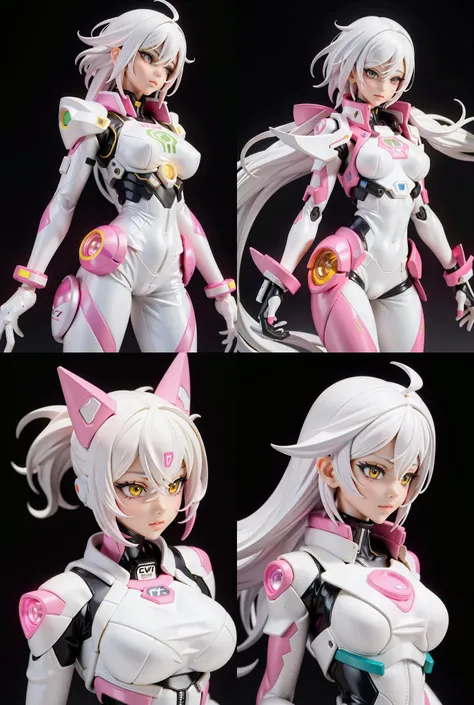 pretty, women, sexy face, yellow eye, white hair,
slim body, sexy pose, <lora:Niji:0.6>, pink bodysuit, mecha, neon light, LED
night city in background, view from above,
high quality, realistic, beautiful light, full detail,