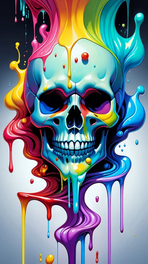 3d splash art, a quirky liquid portrait of a skull, splash style of paint, Pixar style, Halloween colors, hyper detailed intricately detailed, fantastical, intricate detail, splash screen, liquid, gooey, slime, splashy, fantasy, concept art, 8k resolution, masterpiece, melting, complex background, intricate detailed, bright colors, fantasy, concept art, digital art, intricate, oil on canvas, masterpiece, expert, insanely detailed, 4k resolution, Hyper realistic art skull joker demon concept art portrait by Casey Weldon, Olga Kvasha, Miho Hirano, hyperdetailed intricately detailed gothic art trending on Artstation triadic colors Unreal Engine 5 detailed matte painting, deep color, fantastical, intricate detail, splash screen, complementary colors, fantasy concept art, 8k resolution, gothic DeviantArt masterpiece . Extremely high-resolution details, photographic, realism pushed to extreme, fine texture, incredibly lifelike, soft pastel colors, cartoon style illustration of a woman as she sees the world while experiencing hallucinations, stoned, splash art, splashed pastel colors, (soft iridescent glow smoke) motion effects, best quality, wallpaper art, UHD, centered image, MSchiffer art, ((flat colors)), (cel-shading style) very soft colors, ((low saturation)) ink lines