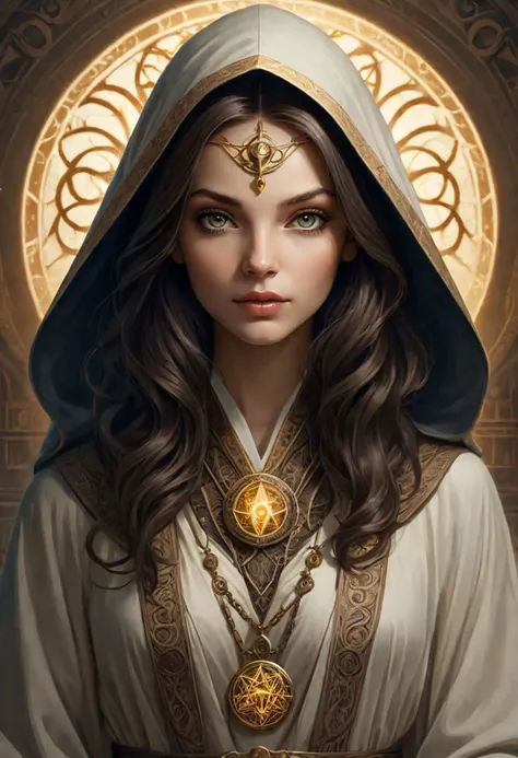 ((occultist fantasy themed masterpiece:1.5)), (best quality), (beautiful + aesthetic + harmonic), (detailed face, detailed eyes, detailed mouth, detailed body, detailed hands, detailed clothes, detailed background:1.5), (symmetrical intricate fantasy details + sharpen symmetrical fantasy details) | (face closeup of girl, fair faced, long dark hair, light colored eyed, ((cultist robe)), secret society member, jewels:1.5)