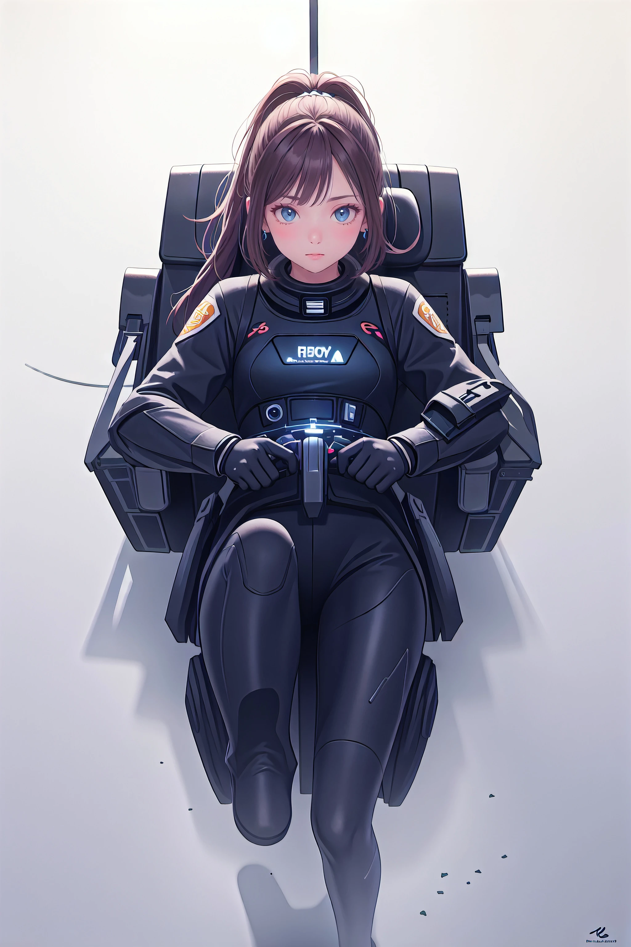 1girl,
HDR, UHD, 8K, Highly detailed, ultra-fine painting, extreme detail description, Professional, cinematic, cinematic_lighting, reality_ray_tracing, solo, robotic vacuum cleaner, ponytail, robot, english text, ear protection, official alternate costume, white background, full body, non-humanoid robot, spacesuit, grey gloves, plug, sitting, simple background, signature, chibi, earrings, gloves, head-mounted display, helmet, brown hair, jewelry, stud earrings, jumping, arm support, cable, damaged, long hair, dated, no mouth,
best quality, masterpiece, highres, absurdres
<lora:PAseer-SD15-LCM Quick:1>