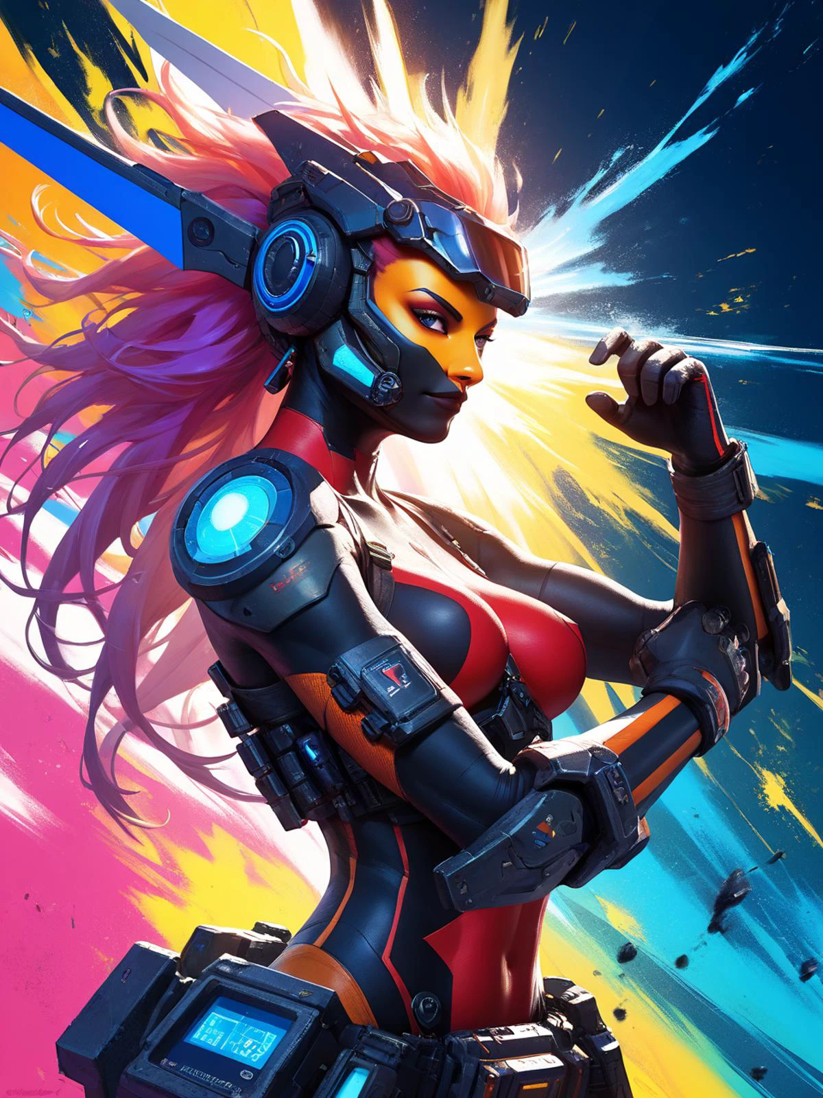 score_9,score_8_up,score_7_up,
1girl,solo,wearing a survival outfit,lots of gear,Junkyard in the background,Science fiction,Intricate digital painting,Character design,Concept art,symmetrical face,Detailed realistic face,8k,hyperrealistic,splash art,concept art,intricately detailed,color depth,dramatic,side light,colorful background,