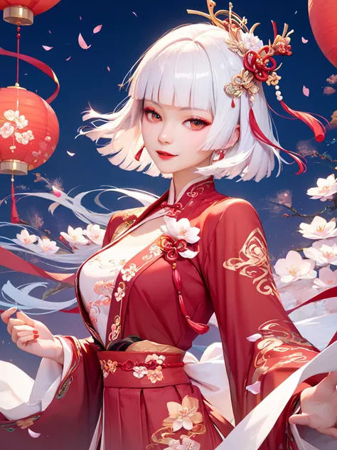 score_9,score_8_up,score_7_up,best quality,highres,masterpiece,
1girl,solo,white hair,short hair,hime cut,
elegant girl in a beautiful chinese clothes,
<lora:Sa Pony-v2.0:0.8>,