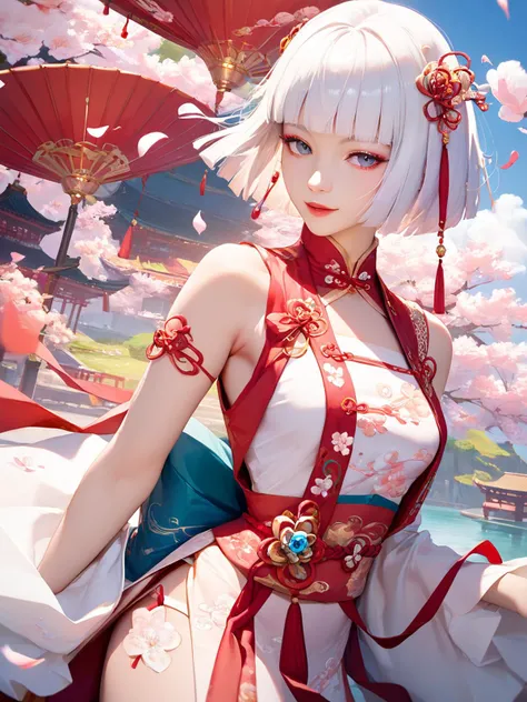 score_9,score_8_up,score_7_up,best quality,highres,masterpiece,
1girl,solo,white hair,short hair,hime cut,
elegant girl in a beautiful chinese clothes,
<lora:Sa Pony-v2.0:0.8>,