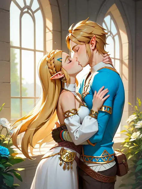 score_9,score_8_up,score_7_up,best quality,highres,masterpiece,
1girl,1boy,Princess_Zelda,\(The_Legend_of_Zelda:_Breath_of_the_Wild\),standing,kiss,hug,closed_eyes,