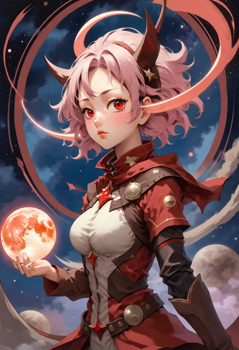 masterpiece, best quality, dreamwave, aesthetic,1girl, cowboy shot, red moon,(fade:1.1),(dimensional shift:1.2),(sacred:1.25), (fascist:1.15), (magic:1.25),(admirable:1.2) (sharp:1.1), anime Lora:Dreamwave_SDXL:1
