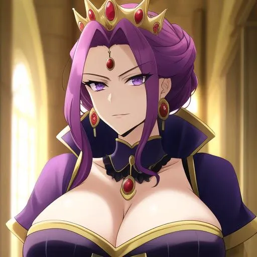 <lora:Mirellia_Q_Melromarc:0.45>, Mirellia_Q_Melromarc, big_breasts, purple_hair, purple_eyes, jewelry, earrings
