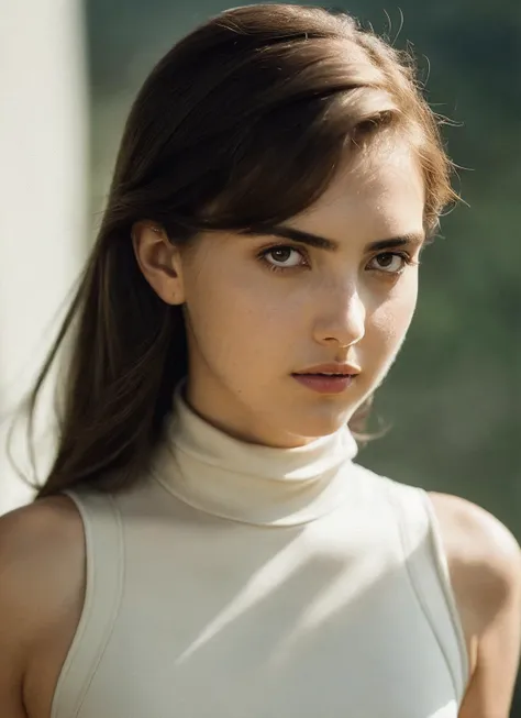 A stunning intricate full color portrait of (sks woman:1), wearing a black turtleneck, epic character composition, by ilya kuvshinov, alessio albi, nina masic, sharp focus, natural lighting, subsurface scattering, f2, 35mm, film grain, <lora:locon_alexandrabotez_v1_from_v1_64_32:1.25>