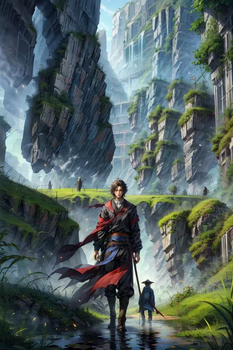 druid, agriculture, farming, academic, academy, school, one male, magic, masterpiece, <lora:add_detail:0.6> <lora:LAS:0.6> <lora:hairdetailer:0.6> <lora:æ¦ä¾ V1:0.6> <lora:ç¼çå:0.3> <lora:DW-000008:0.2>