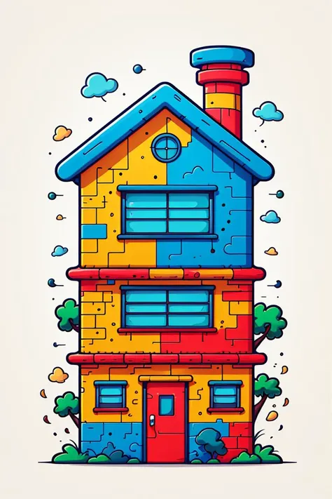 sd mai, flat illustration,
sd mai, flat illustration, no humans, house, white background, door, tree, cloud, building, grass, window, simple background
 <lora:SD_MAIæç®æå¹³æç»:0.7>