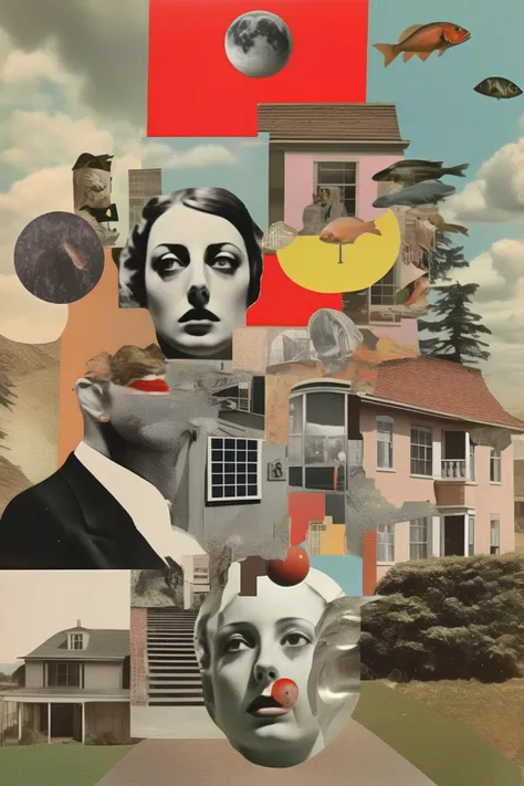 <lora:Surreal Collage:1>Surreal Collage - collage in the style of julian house