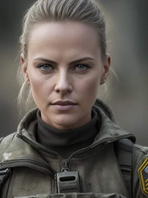 model style, (extremely detailed 8k wallpaper), wide shot ((full length: 1.5)) of a sexy girl - US Air Force pilot, similar to Charlize Theron in her youth, complex, high detail, dramatic, elite military, real world, fantastic location, combat environment, soldiers in harsh harsh conditions, explosions, flying helicopters, operation desert storm, action frame, skin pores, very dark lighting, heavy shadows, detailed, detailed face (bright, photorealistic, realistic, dramatic, dark, hard focus, 8k), (weathered greasy dirty damaged old worn out military gear: 1.3), ((((natural skin texture)))), 8k textures, soft cinematic light, adobe lightroom, darkroom, hdr, intricate, elegant, high detailed, sharp focus, ((((cinematic look))), soothing tones, frenzy of detail, intricate detail, hyper detail, low contrast, soft cinematic light, dim colors, exposure blending, hdr, fading