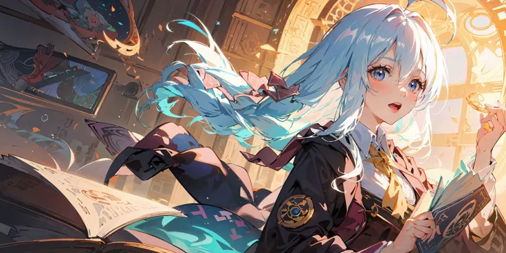 um close de uma mulher com cabelos brancos, linda pintura de personagem, Guweiz, artwork in the style of Guweiz, divindade de cabelos brancos, por Yang J, arte de personagem épica e requintada, Arte impressionante de personagens, por Fan Qi, por Wuzhun Shifan, Guweiz on pixiv artstation