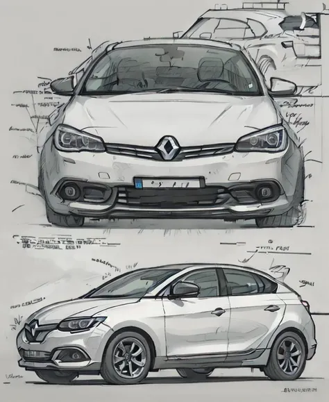 <lora:renault_scenic-10:0.45> renaultscenic, car,
<lora:car sketch_20231016143009:0.8> car_sketch, three view, text, logo