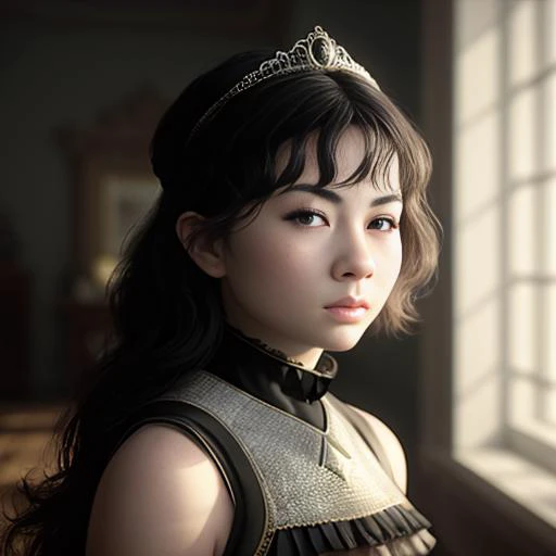 kyedae-2600, masterpiece, best quality, highest quality, cinematic lighting, (volumetric lighting), extremely detailed CG unity 8k wallpaper, focused, 8k wallpaper, 4k wallpaper, extremely detailed, ultra realistic, photorealistic, sharp focus, absurdres, (HDR:1.2), (high contrast), photograph, detailed and intricate, instagram, portrait, highly detailed, digital painting, artstation, concept art, smooth, sharp focus, illustration, cinematic lighting, Style-Princess,
