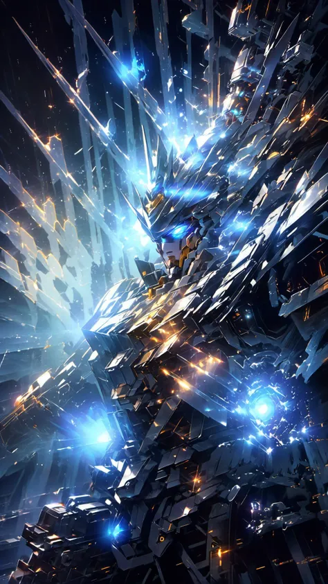 (Realistic),masterpiece,best quality,cinematic lighting,natural shadow,highest detail,professional photography,detailed background,depth of field,insane details,intricate,aesthetic,subsurface scattering,dynamic angle,
<lora:add-detail-xl:1>,<lora:Gundam_SDXL:0.7>,BJ_Gundam_SDXL,
the gundam walks along a crystal path in the Cosmos,<lora:AetherPunkAI:0.8>,aetherpunkAI,
