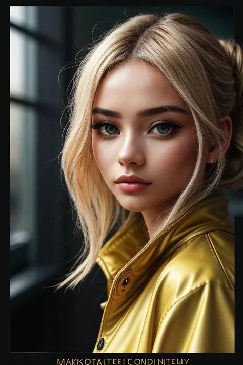 photo of beautiful (vldglukh0va:0.99), a woman in a (movie premiere gala:1.1), perfect hair upsweep updo, wearing blue (yellow raincoat:1.1), ((collectible card frame:1.2)), ((Neko:1.1)), modelshoot style, (extremely detailed CG unity 8k wallpaper), professional majestic (photography by diane arbus:1.1), (Mamiya 7 II Camera), 24mm, exposure blend, hdr, faded, extremely intricate, High (Detail:1.1), Sharp focus, dramatic, soft cinematic light, (looking at viewer), (detailed pupils), (upper body), 4k textures, adobe lightroom, photolab, elegant, ((((cinematic look)))), soothing tones, insane details, hyperdetailed, low contrast