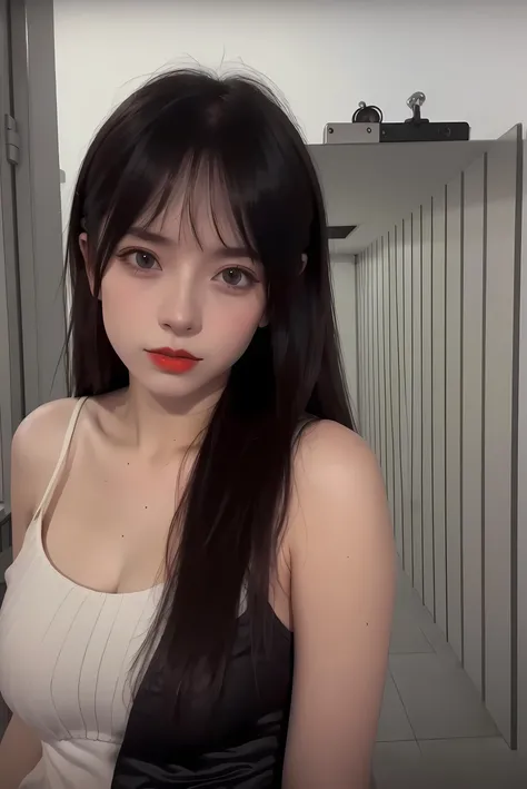 <lora:ChineseDollLikenessV2.0:0.6>,1 girl,(1 18-year-old girl),(full body),(realistic:1.7),((best quality)),absurdres,(ultra high res),(photorealistic:1.6),photorealistic,octane render,(hyperrealistic:1.2), (photorealistic face:1.2), (8k), (4k), (Masterpiece),(realistic skin texture), (illustration, cinematic lighting,wallpaper),( beautiful eyes:1.2),((((perfect face)))),(cute),(standing),(black hair),(long hair),black eyes,(one piece swimsuit),(red lips:1.1),(outdoors),(cityscape:1.1),