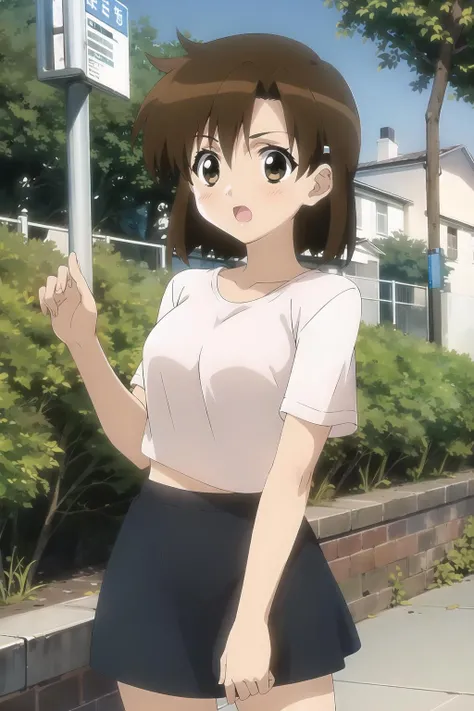 kirie, 1girl, solo, skirt,