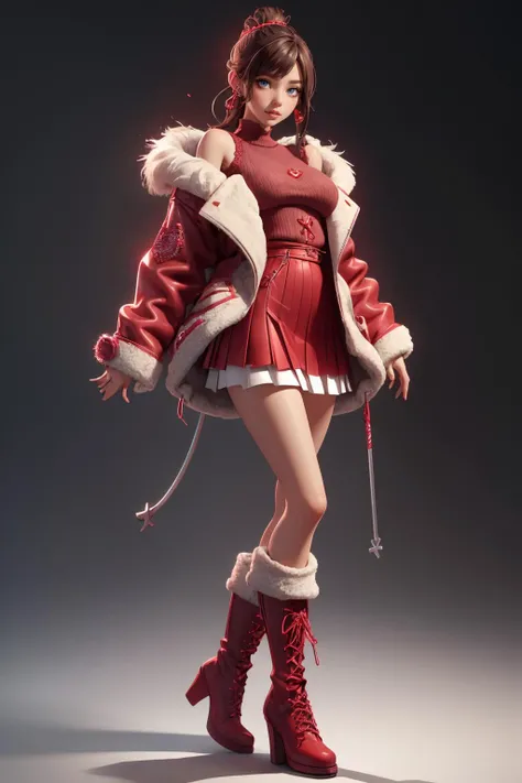1girl, wrenchsweettail
1girl, woman in a sweater, skirt and boots, sweater, boots, open jacket, cross-laced footwear, full body, fur-trimmed jacket, jacket, knee boots, lace-up boots, solo, standing
<lora:wrenchsweettail:1>