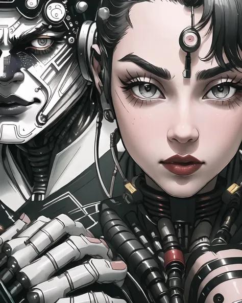 (((out of frame))), saturated, burned, canvas frame, cartoon, jpeg artifacts, transparent bra, monochrome, fused fingers, lowres, cloned face, error, extra fingers, lowres, poorly drawn face, bad quality, morbid, mutilated, malformed limbs, technoballx    <lora:technoballxv2:1>