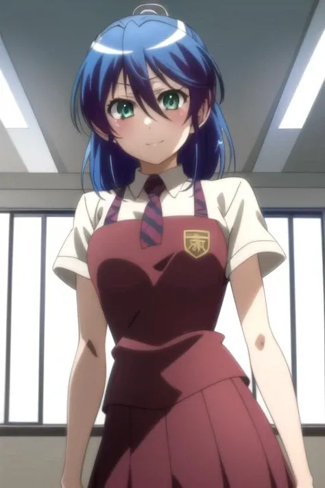 (best quality:1.1), (masterpiece:1.4), wallpaper, looking at viewer, , depth of field, anime coloring, (anime:1.4), 1girl, solo, <lora:nagisa_aizawa:0.84>, nagisa_aizawa, blue hair, green eyes, , , asteroid, 12k resolution