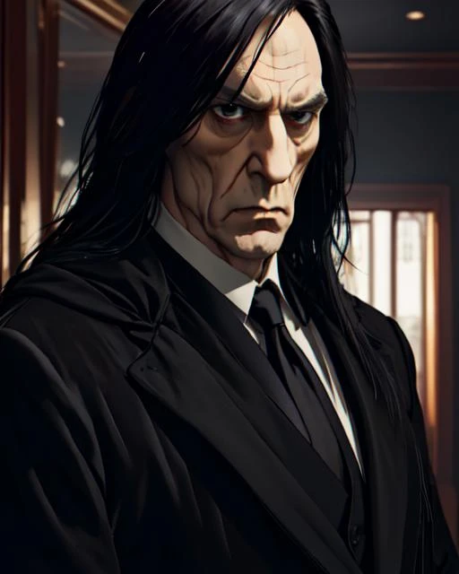 masterpiece, best quality, <lora:adamcrowley:0.9>, adamcrowley, 1man, ugly_man, old_man, pale_skin, black_hair, long_hair, black_coat, open_coat, upper_body