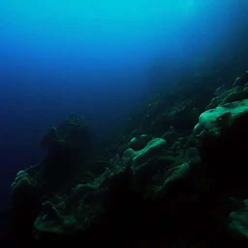 underwater boulders reef dark ,
<lora:thalassophobia:1>